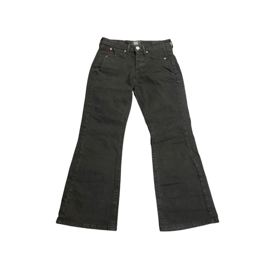 BDG Urband Outfitters Black Low Rise Bootcut Flare Denim Jeans SZ 29 NWT Y2K